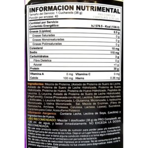 OPTIMUM NUTRITION PRO COMPLEX – CREAMY VANILLA 3.31 LBS